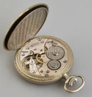 Doxa ezüstözött fém tokos zsebóra, hibátlan számlappal, szép állapotban, működik, 1920 körül d: 50 m...