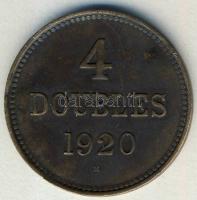 Guernesey 1920. 4doubles T:2-/3+