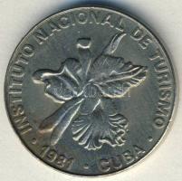Kuba / Látogatók(külföldi turisták) részére készült pénz 1981. 25c T:2/3+