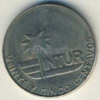 Kuba / Látogatók(külföldi turisták) részére készült pénz 1981. 25c T:2/3+