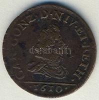 Francia Államok / Nevers és Rethel 1610. 2liard Gonzaga Károly T:3/3-
