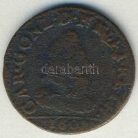 Francia Államok / Nevers és Rethel 1609. 2liard Gonzaga Károly T:3-/4+