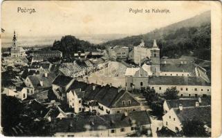 1909 Pozsega, Pozega; Pogled sa Kalvarije (EK)