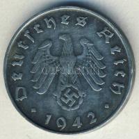 Német 3. Birodalom 1942B 10Pf Zn T:3+
