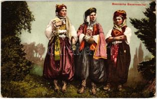 1917 Bosnische Bauernweiber / Bosnian folklore, peasant women (EB)