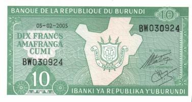 Burundi 4 klf modern bankjegy T:I