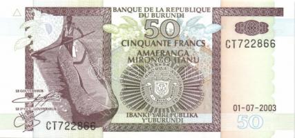 Burundi 4 klf modern bankjegy T:I