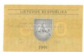 Lettország 1991-1993. 7 klf bankjegy T:I