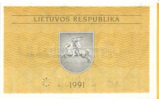 Lettország 1991-1993. 7 klf bankjegy T:I