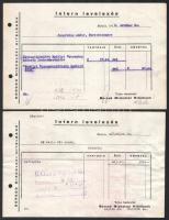 1943 Miskolc, Borsod-Miskolczi Hitelbank 2 db intern levelezés