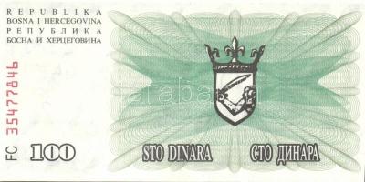 Bosznia és Hercegovina 6 klf modern bankjegy T:I