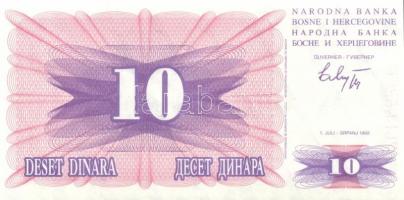 Bosznia és Hercegovina 6 klf modern bankjegy T:I