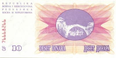 Bosznia és Hercegovina 6 klf modern bankjegy T:I