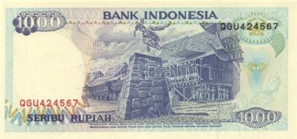 Indonézia 16 klf modern bankjegy T:I