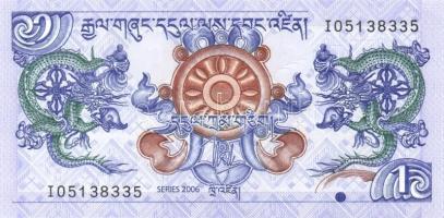 Bhután 5 klf modern bankjegy T:I