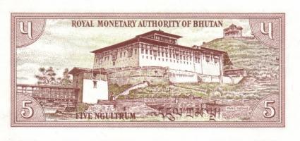 Bhután 5 klf modern bankjegy T:I