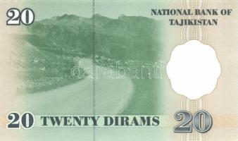 Tadzsikisztán 8 klf modern bankjegy T:I