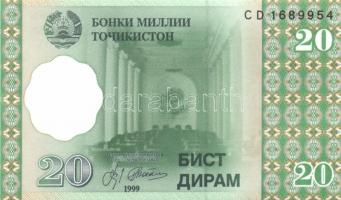 Tadzsikisztán 8 klf modern bankjegy T:I