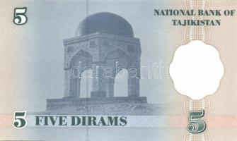 Tadzsikisztán 8 klf modern bankjegy T:I