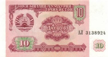 Tadzsikisztán 8 klf modern bankjegy T:I
