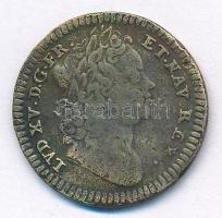 Franciaország DN XV. Lajos kétoldalas fém zseton T:2-,3 France ND Louis XV two-sided metal token C:VF,F
