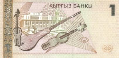 Kirgizisztán 5 klf modern bankjegy T:I