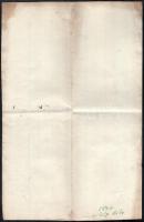 1848 Kiskunszabadszállás város szerződése a város boltjának működtetéséről. A városi elöljárók aláír...