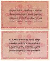 1946. 1.000.000AP (2xklf), sorszámos és sorszám nélküli, fordított és normál címerrel T:III