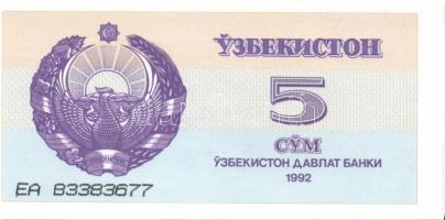 Üzbegisztán 9 klf modern bankjegy T:I