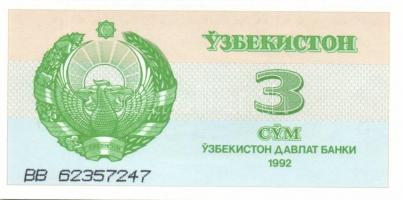 Üzbegisztán 9 klf modern bankjegy T:I