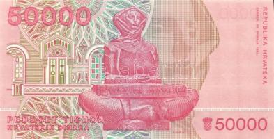 Horvátország 7 klf modern bankjegy T:I