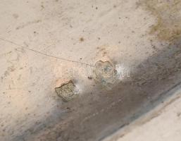 Ezüstözött alpakka tálca, jelzett, kopott, 49x28cm