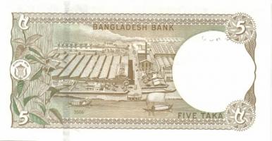 Bangladesh (3x), Srí Lanka (2x) összesen 5 klf modern bankjegy T:I