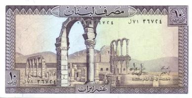 Libanon (2x), Libya (1x), Syria (1x), Quatar (1x), összesen 5 klf modern bankjegy T:I