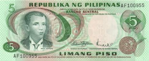 Malaizia (1x), Fülöp-szigetek (3x), Thaiföld (7x) összesen 11 klf modern bankjegy T:I