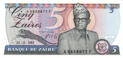 Zaire 1985-1995. 10 klf bankjegy T:I