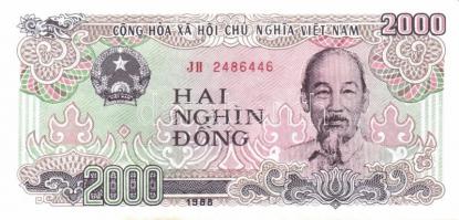 Vietnam (Észak-, Dél-, Egyesült) 26 klf modern bankjegy T:I