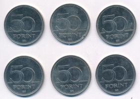 2006. 50Ft Cu-Ni "1956-os forradalom" (6x) T:1-,2 Adamo FOEM7