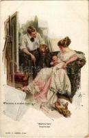 1924 Inspiration Lady art postcard. Reinthal & Newman No. 771. s: Harrison Fisher (EK)