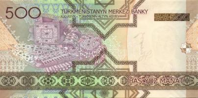 Türkmenisztán 5 klf modern bankjegy T:I