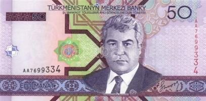 Türkmenisztán 5 klf modern bankjegy T:I