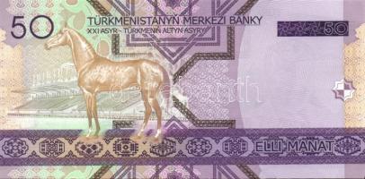 Türkmenisztán 5 klf modern bankjegy T:I