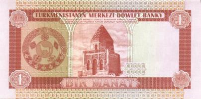 Türkmenisztán 5 klf modern bankjegy T:I