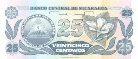 Nikaragua 4 klf modern bankjegy T:I