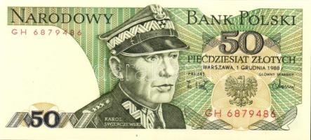 Lengyelország 4 klf modern bankjegy T:I