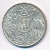 Ausztrália 1966. 50c Ag "II. Erzsébet" T:1-,2 kis patina Australia 1966. 50 Cents Ag "...