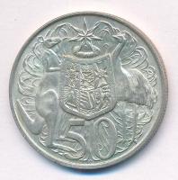 Ausztrália 1966. 50c Ag "II. Erzsébet" T:1- kis patina Australia 1966. 50 Cents Ag "E...