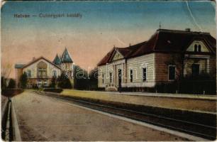 1918 Hatvan, Cukorgyári kastély. Vasúti levelezőlapárusítás 8820. (EB)
