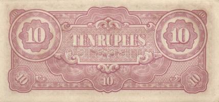 Japán megszállások / Kelet-Ázsia II. vh. 10 klf bankjegy T:I, I-, II (2x)