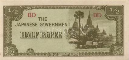 Japán megszállások / Kelet-Ázsia II. vh. 10 klf bankjegy T:I, I-, II (2x)